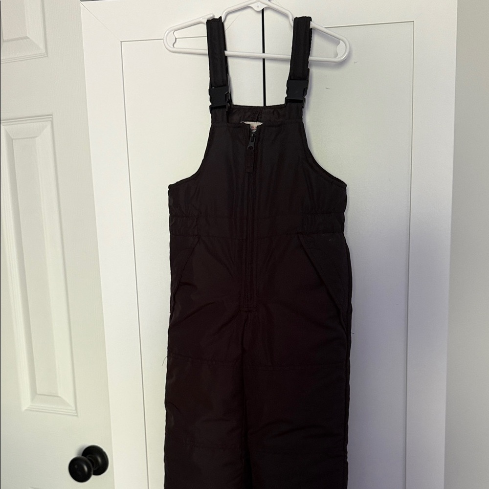 Black Snow Bib Overalls/Snowpants for Toddler Size 2T